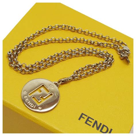 fendi gold ring|Fendi necklace gold.